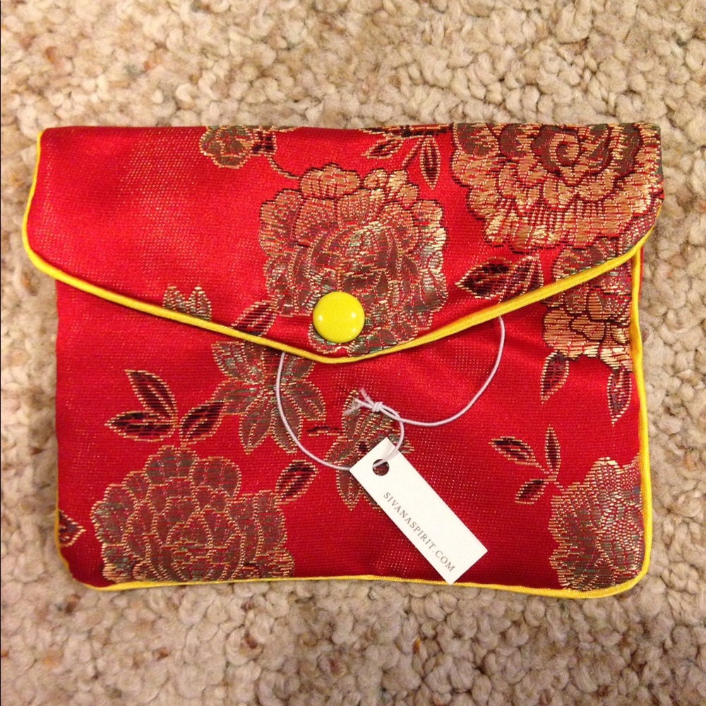 Silk Mala Jewelry Bag